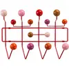 Image de Vitra - Portemanteau mural Hang it all - Rouge - Bois massif - Designer Charles & Ray Eames