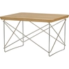 Image de Vitra - Table d'appoint Occasional Table LTR - Bois naturel - Fil d'acier inoxydable - Designer Charles & Ray Eames