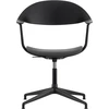 Image de Vitra - Fauteuil pivotant Mynt - Noir - Polypropylène recyclé - Designer Erwan Bouroullec