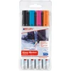 Image de Edding 95 Marqueur pour tableau en verre pointe ogive de 1,5 à 3 mm - Pochette de 4 assortis