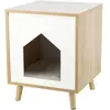 Image de Niche pour chien en bois Trixie Isa Beige 40x50x40 cm 36312