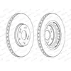 Image de Disque de frein FERODO DDF1266C avant, ventilé, 2 pièce