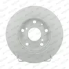 Image de Disque de frein FERODO DDF2493C arrière, plein, 2 pièce