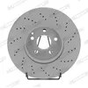 Image de Disque de frein FERODO DDF2054C-1 avant, ventilé, perforé, 1 pièce
