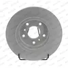 Image de Disque de frein FERODO DDF2683C arrière, plein, 2 pièce