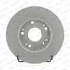 Image de Disque de frein FERODO DDF2524C arrière, plein, 2 pièce