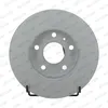 Image de Disque de frein FERODO DDF2508C arrière, plein, 2 pièce