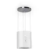 Image de Klarstein barett hotte aspirante décorative en îlot ø35 cm - suspension plafond - 560 m³-h - 3 vitesses - blanc en occasion ou reconditionné
