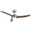 Image de Klarstein el paso ventilateur de plafond réversible ø 52 - éclairage intégré - 3 vitesses - chêne foncé en occasion ou reconditionné