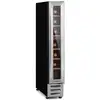 Image de Cave à vin encastrable - klarstein vinovilla 7 built-in uno onyx - 20 l - capacité 7 bouteilles - argent en occasion ou reconditionné