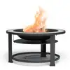 Image de Blumfeldt merano circolo brasero 3 en 1 fonction barbecue avec table de diamètre 80 cm blanc en occasion ou reconditionné