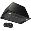Image de Klarstein hotte aspirante encastrable 52 cm, hotte de cuisine led, 439 m³h, min noir en occasion ou reconditionné