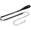 Image de Laisse pour chien avec chaîne silver Eskadron Noir TU 460000-815-290