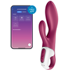 Image de Vibro Rabbit connecté HEATED AFFAIR Satisfyer 20cm Mauve