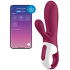 Image de Vibro Rabbit connecté HOT BUNNY Satisfyer 17 x 3.5cm