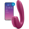 Image de Stimulateur de clitoris connecté SUNRAY Satisfyer Framboise