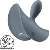 Image de Plug Anal Vibrant BOOTY ABSOLUTE 2 Gris