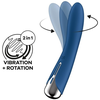 Image de Vibromasseur Point G SPINNING VIBE 1 - 11 x 3cm Bleu