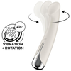 Image de Vibromasseur Point G SPINNING G-SPOT 1 - 11 x 3.5cm Crème