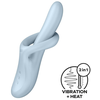 Image de Vibro Rabbit HEAT FLEX 4 7 x 3cm Bleu