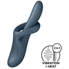 Image de Vibro Rabbit HEAT FLEX 4 7 x 3 cm Gris