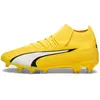 Image de Chaussures de football Puma Ultra Pro FG/AG - Voltage Pack Jaune 45 107422-04