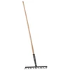 Image de Râteau PureLine - 36 cm - 14 dents acier - Manche bois FSC 100 %