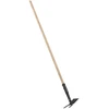 Image de Serfouette PureLine - 7,5 cm - Lame droite + 2 dents - Manche bois FSC 100 %