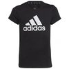 Image de T-shirt adidas Essentials Big Logo Noir Fille 11 - 12 ANS IC6120