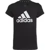 Image de T-shirt coton gros logo fille adidas Essentials Noir 11/12 ans IC6120