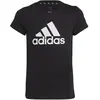 Image de T-shirt coton gros logo fille adidas Essentials Noir 11/12 ans IC6120