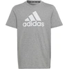 Image de T-shirt grand logo coton enfant adidas Essentials Gris 7/8 ans HR6379