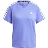 Image de T-shirt Running Femme by Adidas Own The Run 3-Stripes Bleu M IW0021