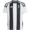 Image de T-shirt de Football adidas Juventus 24/25 Maillot Domicile Enfant Blanc/Noir 11 - 12 ANS IT3552