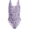 Image de Maillot de bain 1 pièce imprimé animal dos en U femme adidas Essentials 36
