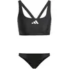 Image de Maillot de bain 2 pièces dos en V femme adidas 3-Stripes 42