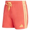 Image de Maillot de bain Natation rouge adidas 3Stripes Sh 5In Homme XS KB2766
