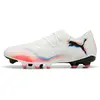 Image de Chaussures de football Puma Future 8 Match Low FG/AG Blanc 46 108599-01