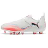 Image de Chaussures de football enfant Puma Future 8 Match LL FG/AG Blanc 31 108618-01