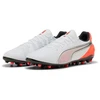 Image de Bottes de football Puma King Match Mg Blanc Argent 41 108834 01
