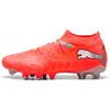 Image de Chaussures de football femme Puma Future FG/AG Rouge 38 108718-01