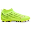 Image de Bottes de football Puma Ultra 6 Match+ Ll Mg, Jaune-P Enfant 33 108978 01