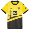 Image de Maillot de Football Puma Borussia Dortmund Repl Enfant Jaune 5 - 6 ANS 770607 01
