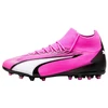 Image de Bottes de football Puma Ultra Pro MG Rose Blanc 45 107752 01