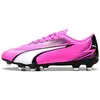 Image de Chaussures de football Puma Ultra Play FG/AG Rose 42 107763-01