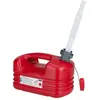 Image de Jerrycan bidon essence carburant en polyethylene double compartiment avec bec flexible Pressol 5 L