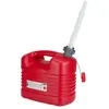 Image de Jerrycan bidon essence carburant en polyethylene double compartiment avec bec flexible Pressol 10 L