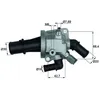 Image de Thermostat d'eau MAHLE TI 164 88