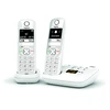 Image de Gigaset Téléphone sans fil AS690A Duo avec répondeur - Blanc