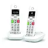 Image de Gigaset e290 duo téléphone analog/dect identification de l'appelant blanc